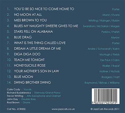 Swing Brother Swing Album Rear Cover